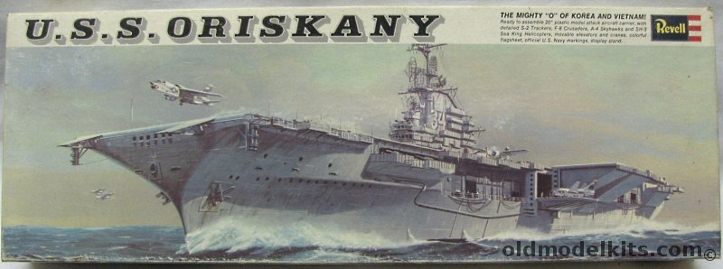 Revell 1/500 USS Oriskany Aircraft Carrier, H370-300 plastic model kit